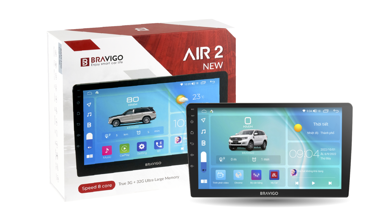 màn hình android Bravigo air 2 new