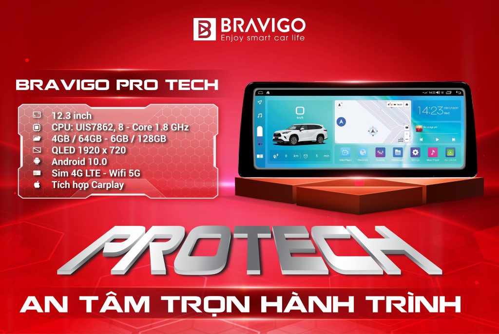 màn hình bravigo Pro tech