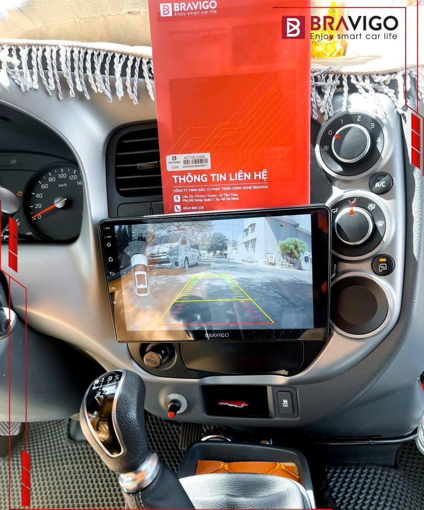 màn hình android trên xe tải