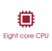 Icon CPU Eight Core CPU