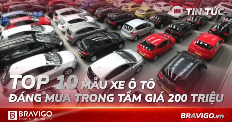 mẫu ô tô giá rẻ tầm giá 200 triệu