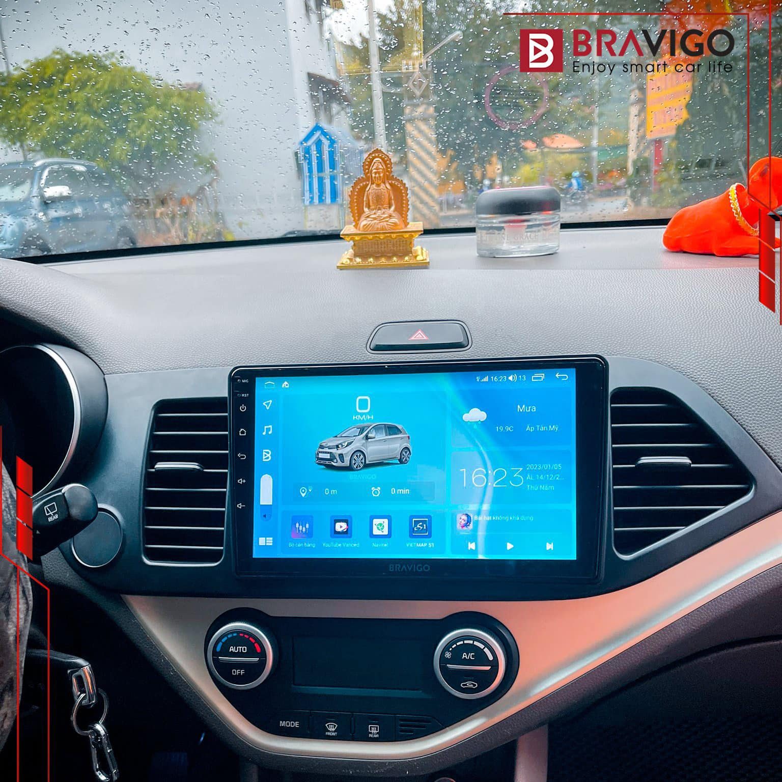 màn hình Android ô tô cho xe KIA Morning