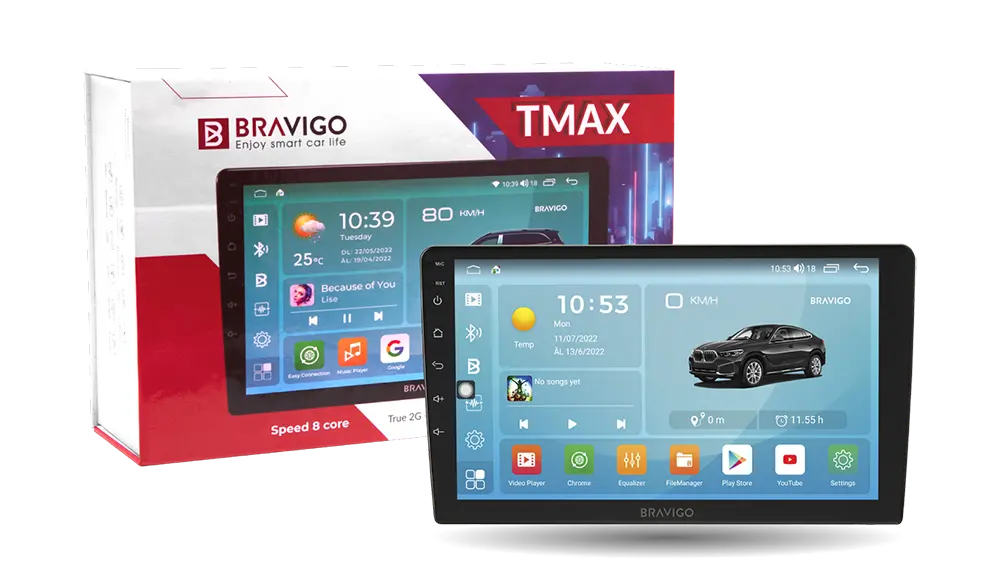 màn hình cho ô tô Bravigo Tmax