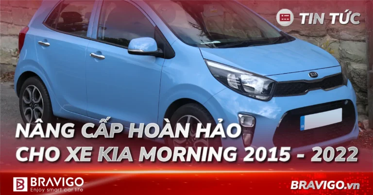 Màn hình android cho xe kia morning