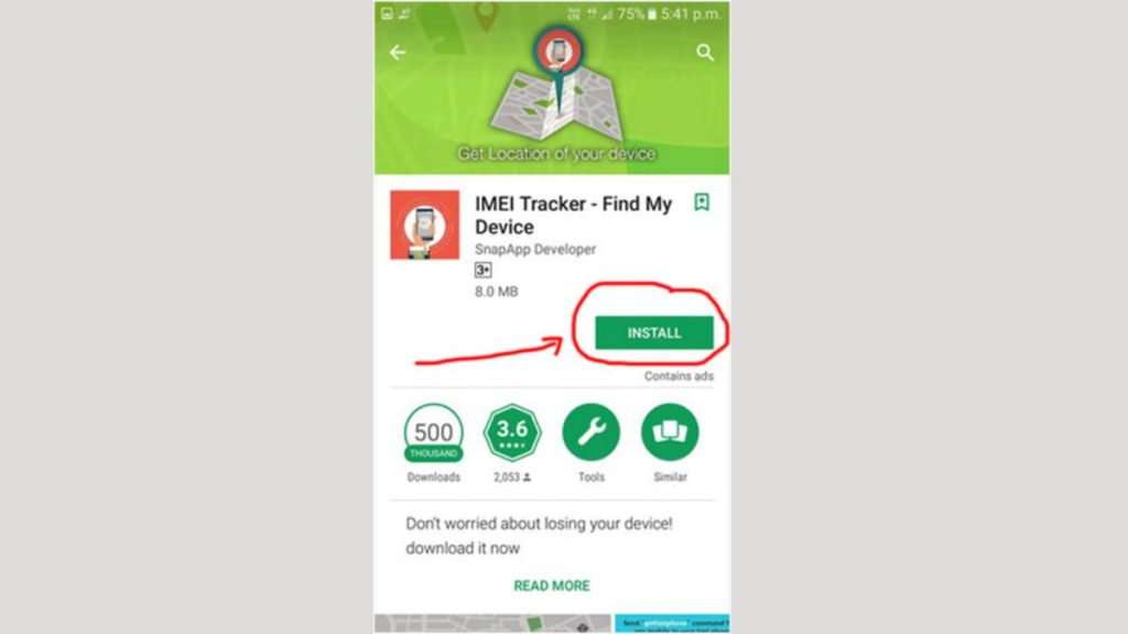 Tải xuống ứng dụng IMEI Tracker