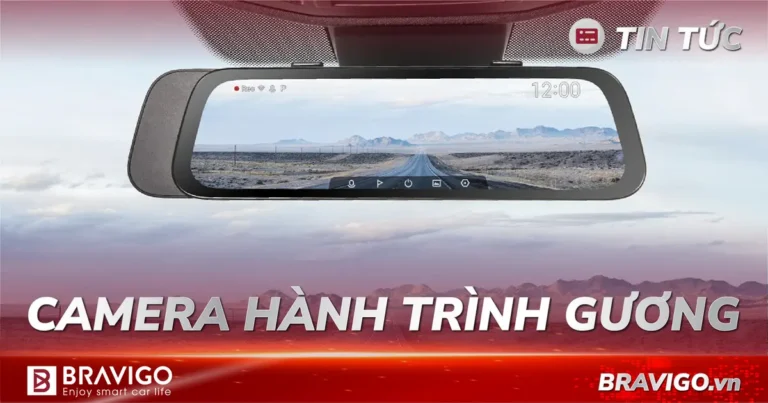 camera hành trình gương chiếu hậu