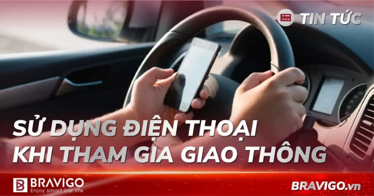 xử phạt lỗi sử dụng điện thoại khi tham gia giao thông