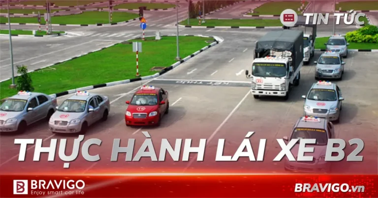 hướng dẫn thi thực hành lái xe B2