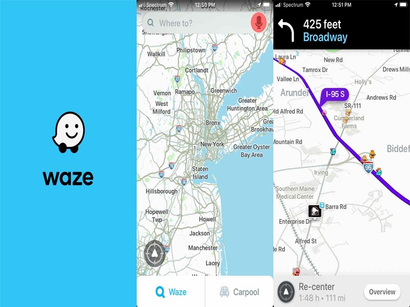 Waze - Phần mềm bản đồ vệ tinh cho iPhone 