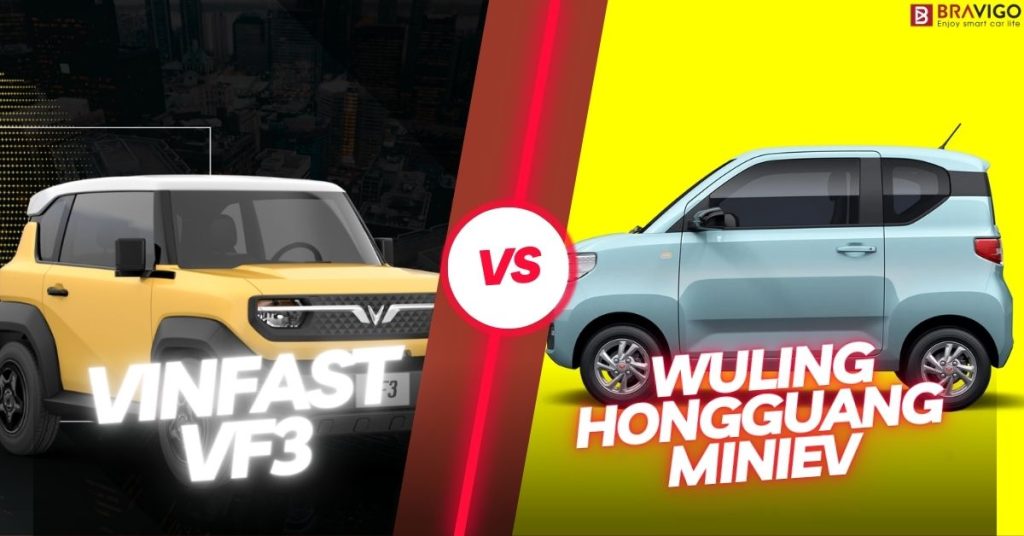 so sánh vinfast vf3 vs wuling hongguang miniev