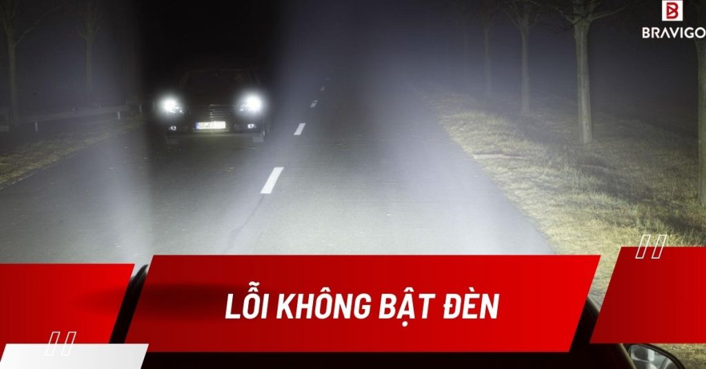 lỗi không bật đèn ô tô, xe máy