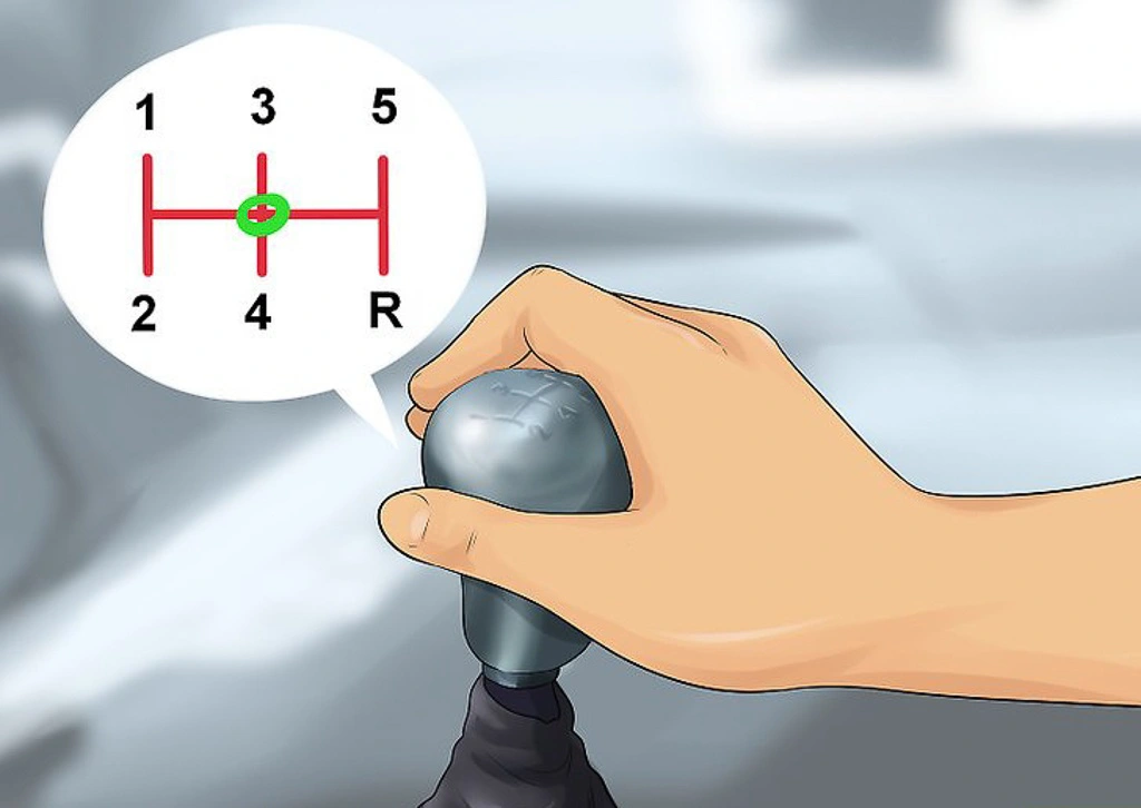 Bước 5: Đảm bảo cần số ở vị trí N 