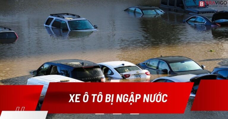 xe ô tô bị ngập nước có sao không