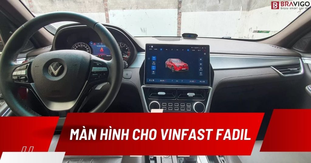 màn hình android cho xe vinfast