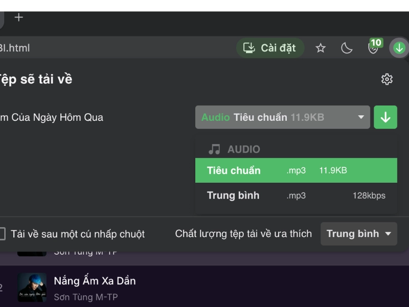 tải nhạc bằng cốc cốc