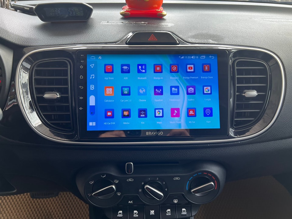 màn hình android cho xe KIA Soluto