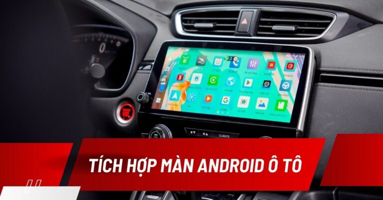 màn android trên xe