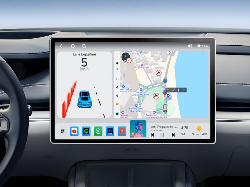 Màn hình Android ô tô là gì?