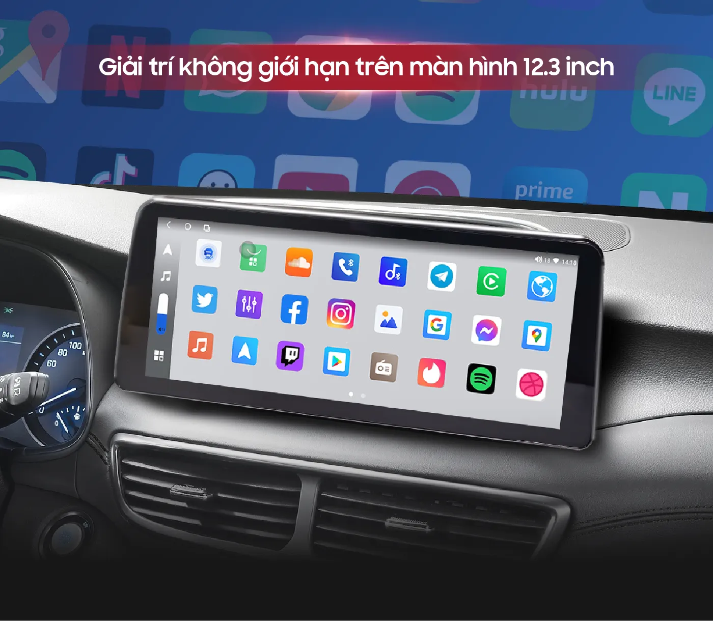 Giải trí không giới hạn trên màn hình Android ô tô Bravigo Pro Tech Tucson
