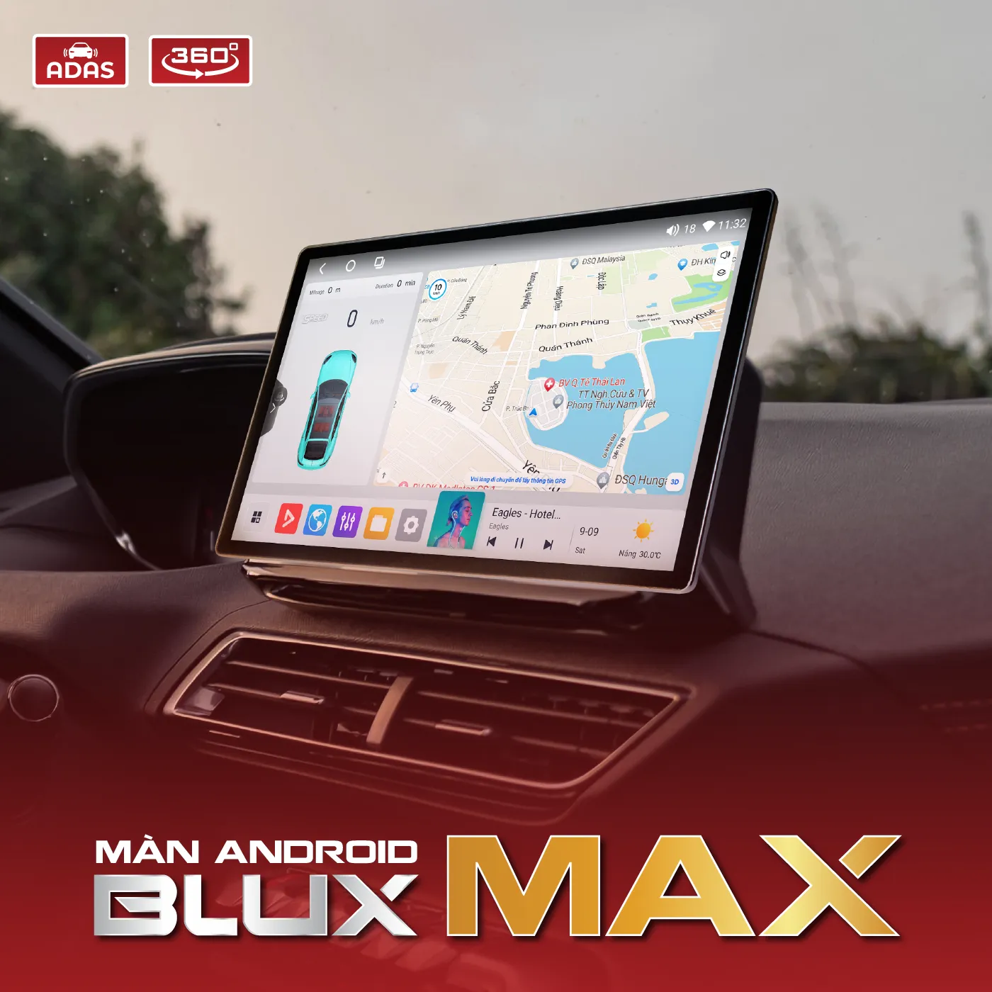 Màn hình android ô tô Bravigo Blux Max