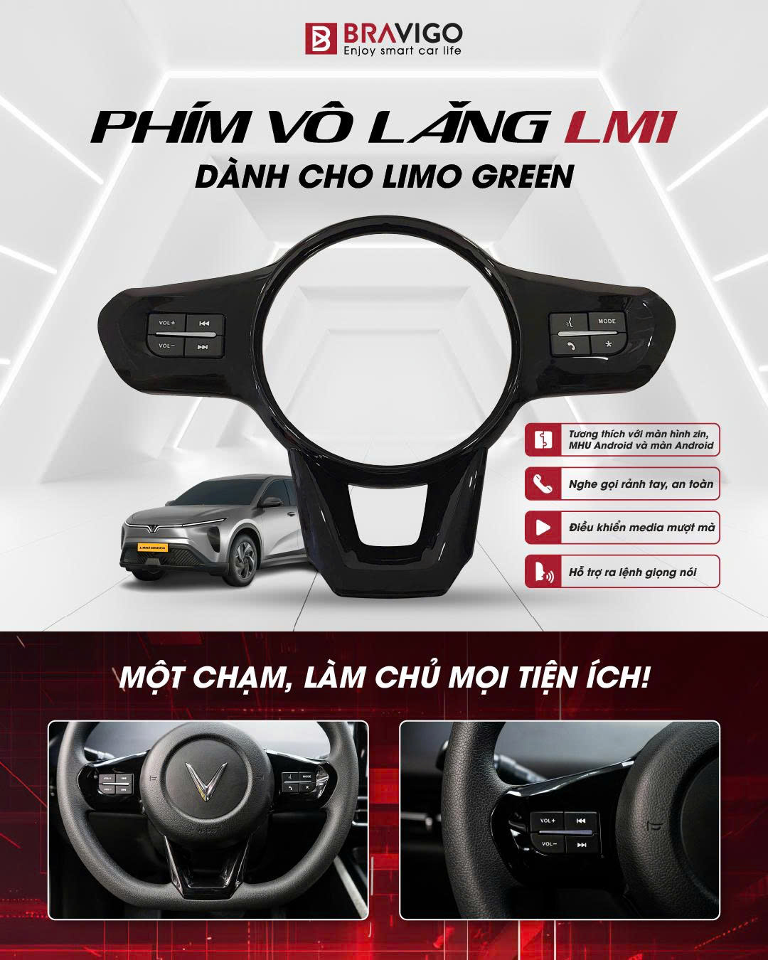 Phím vô lăng LM1