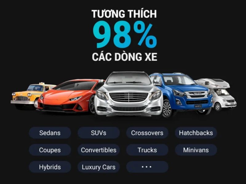 Android Box ô tô phù hợp với những dòng xe nào?