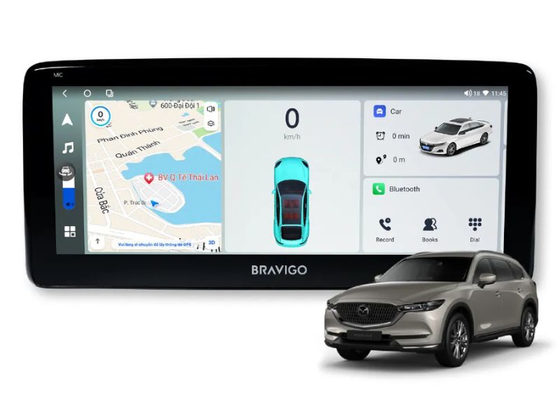 Giải pháp nâng cấp màn hình Android cho Mazda