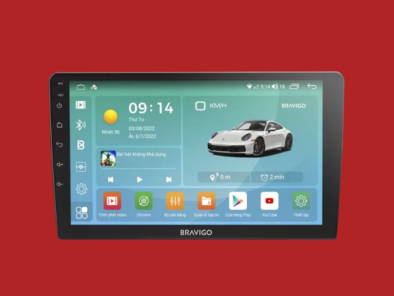 Có nên lắp màn hình Android ô tô 9 inch? Ưu nhược điểm và giá mới nhất 1 man hinh android o to 9 inch