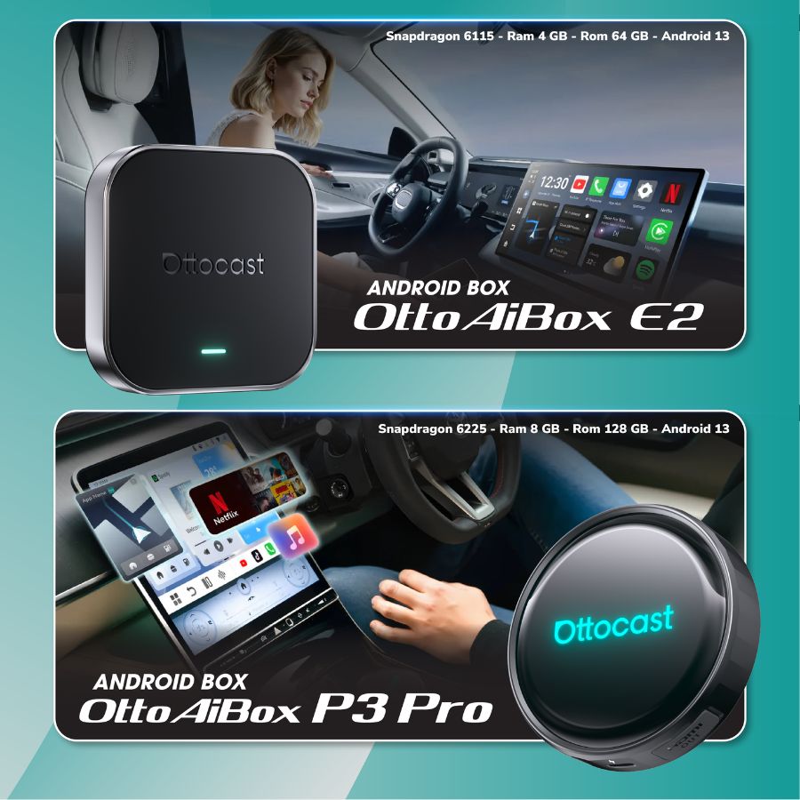 Chính thức mở bán Ottocast E2 & P3 Pro - Android Box tích hợp Kiki Auto Premium độc quyền 1 Thiet ke chua co ten