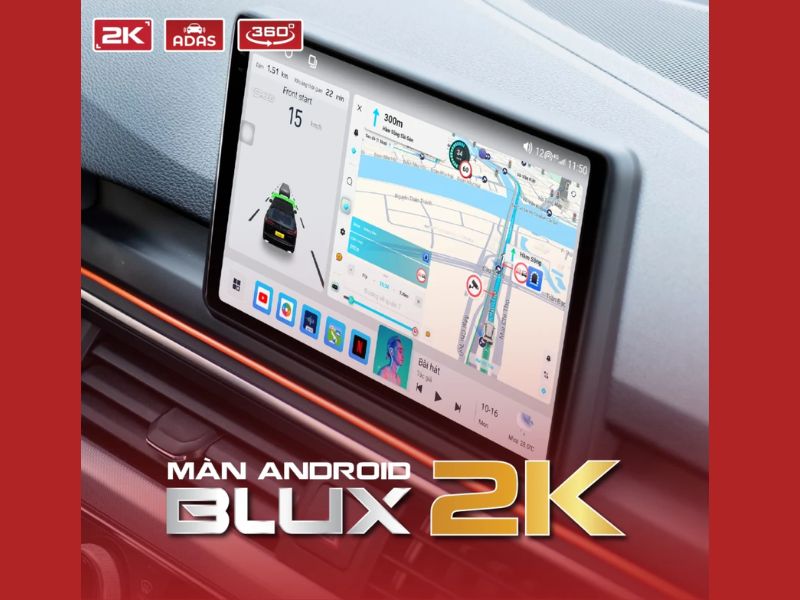 Màn hình Android ô tô loại nào tốt - Màn hình Bravigo Blux 2K