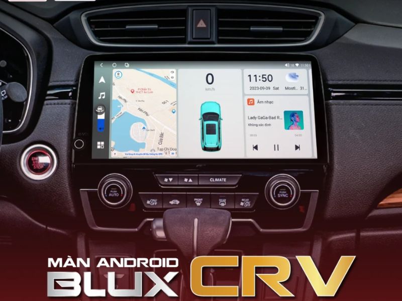 màn hình android ô tô Crv