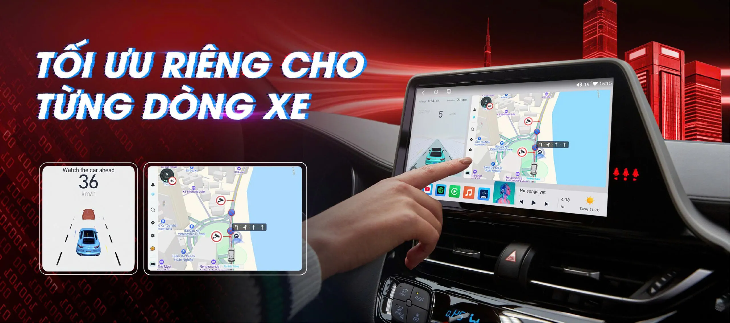 Màn hình Android ô tô dùng riêng