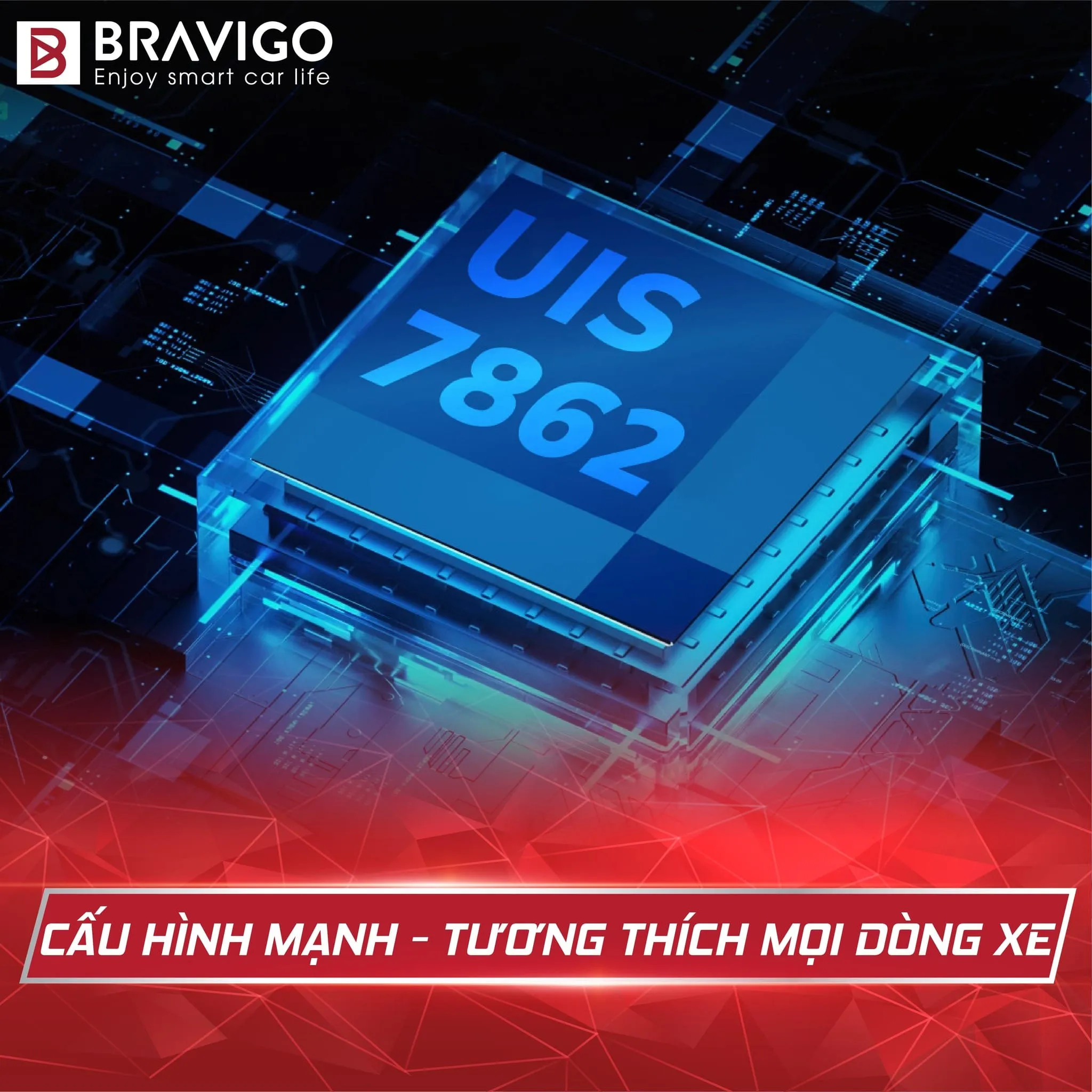 Màn hình Android ô tô cấu hình mạnh - Tương thích mọi dòng xe