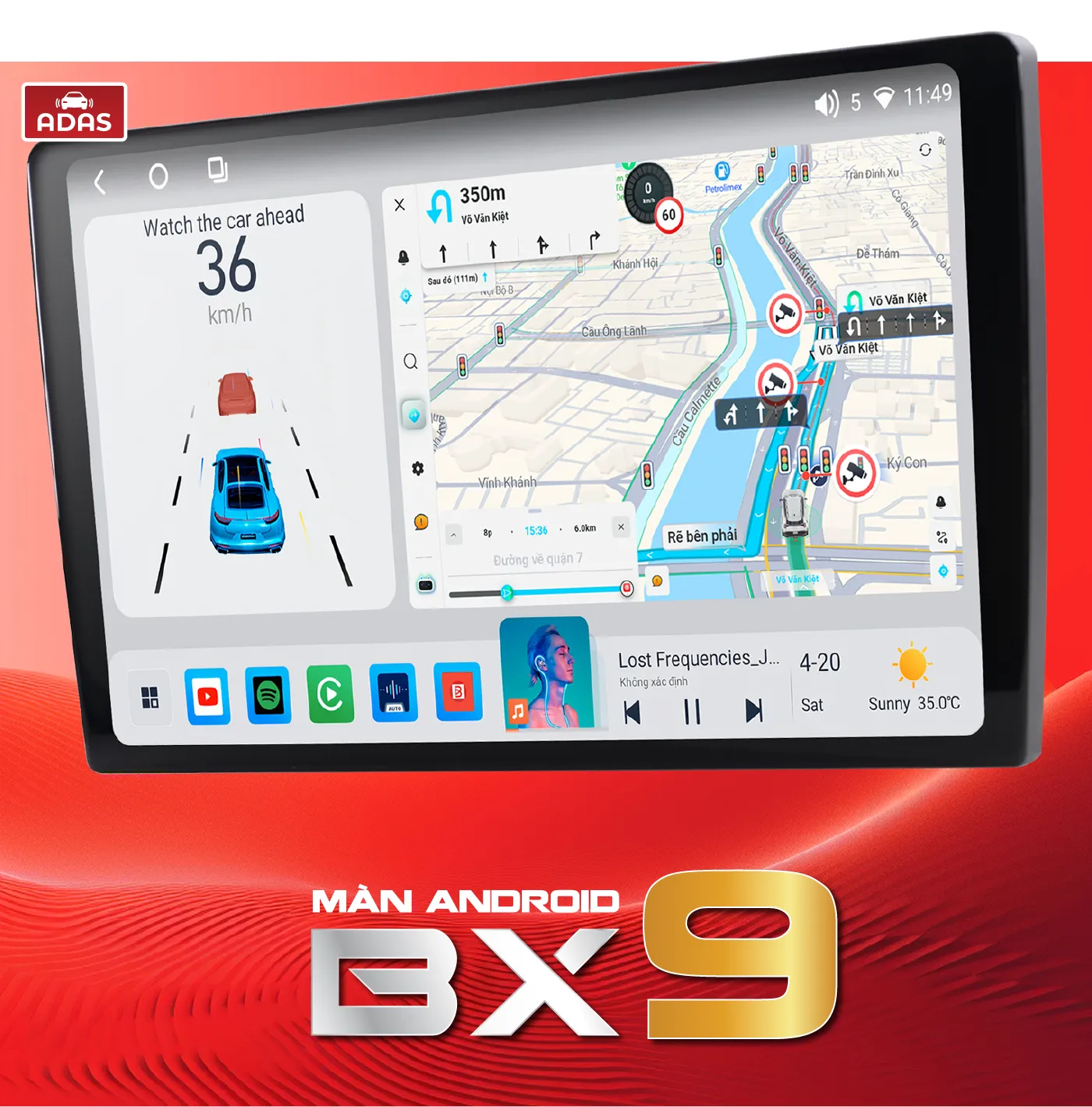 Màn hình Android ô tô Bravigo BX9