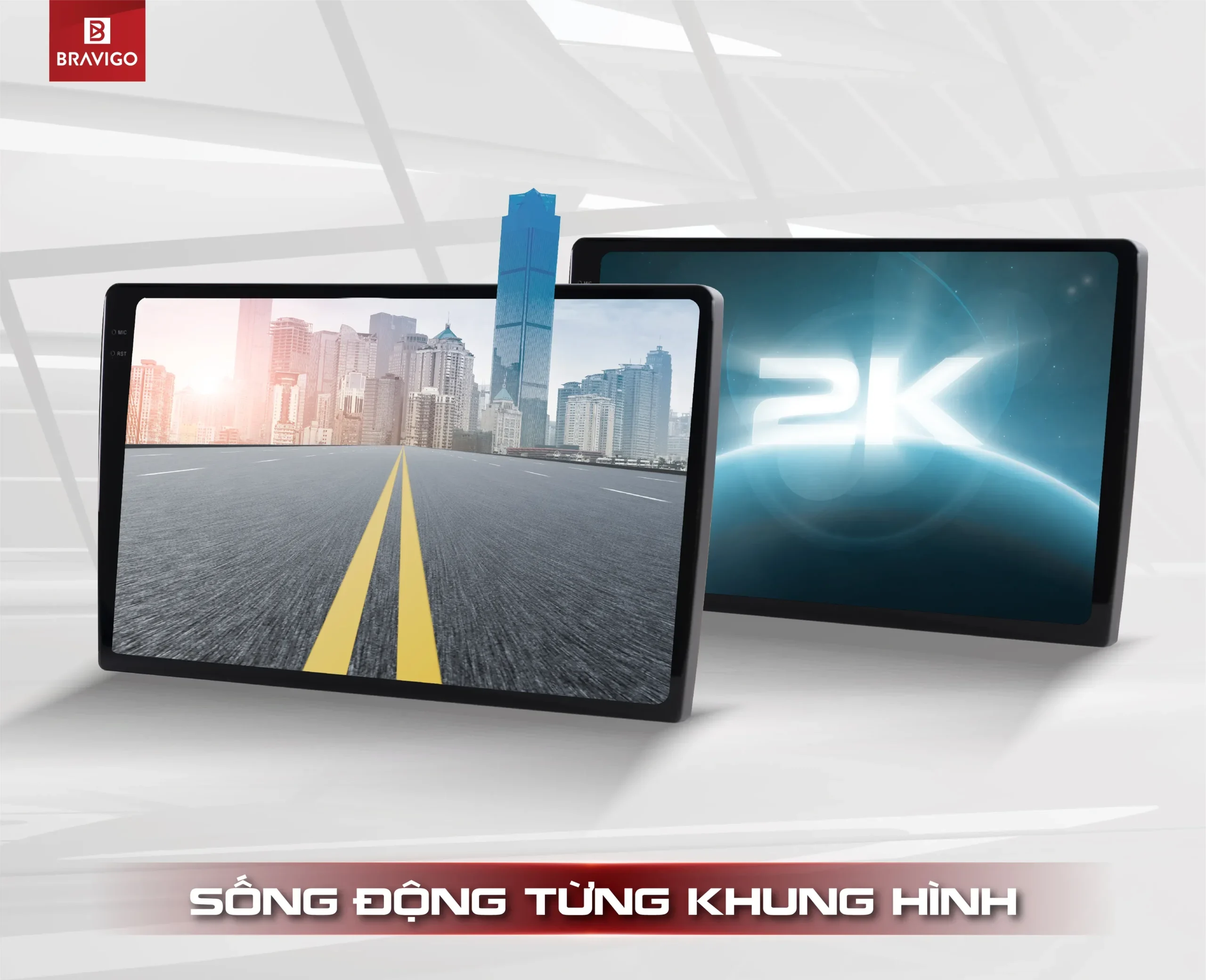 chất lượng hình ảnh màn hình android ô tô