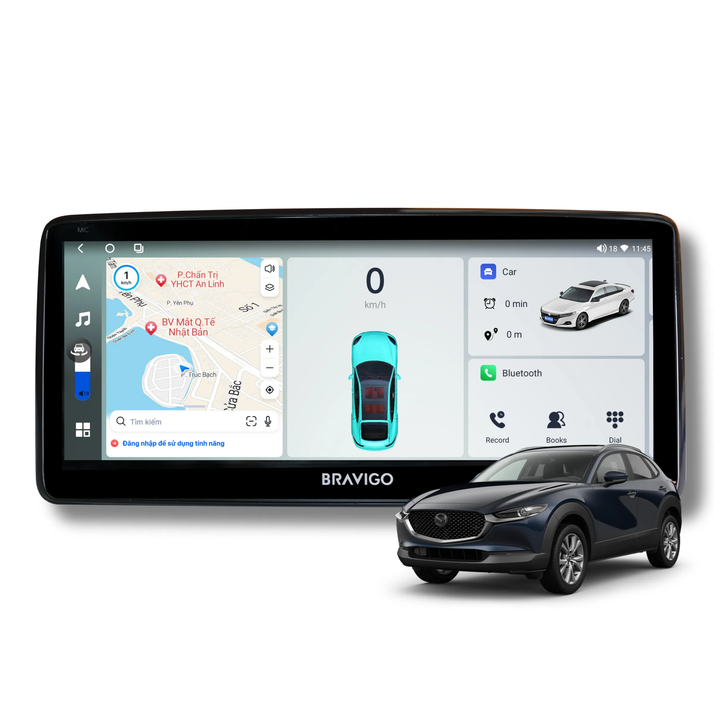 Màn hình Android Bravigo Blux Mazda