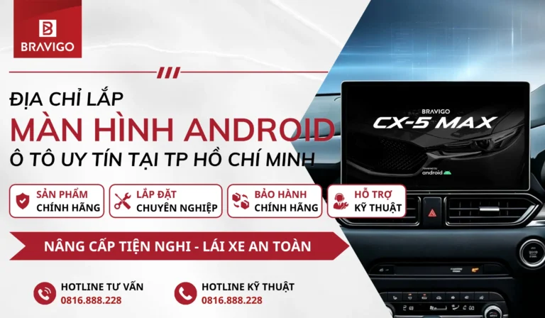 Lắp đặt màn hình Android ô tô