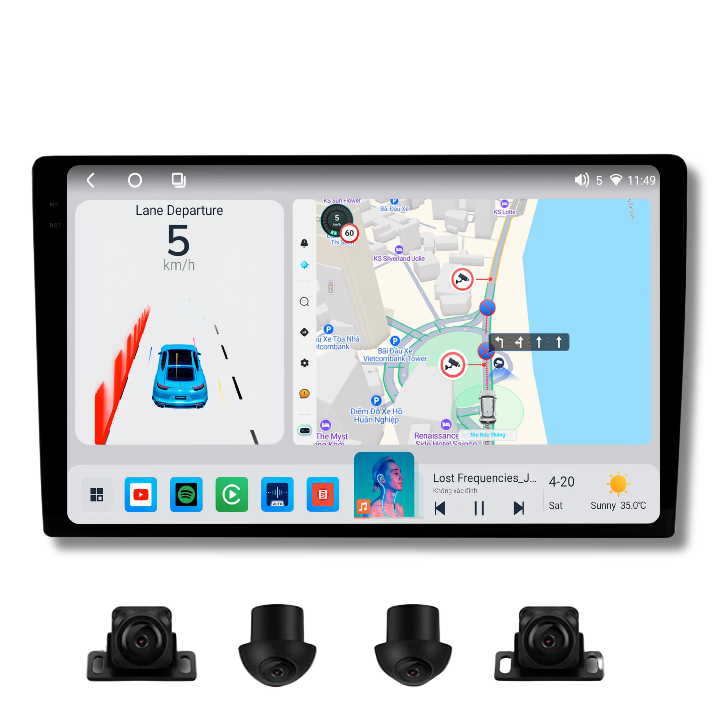 Bravigo BX10 2 Màn hình Android Bravigo BX10 360