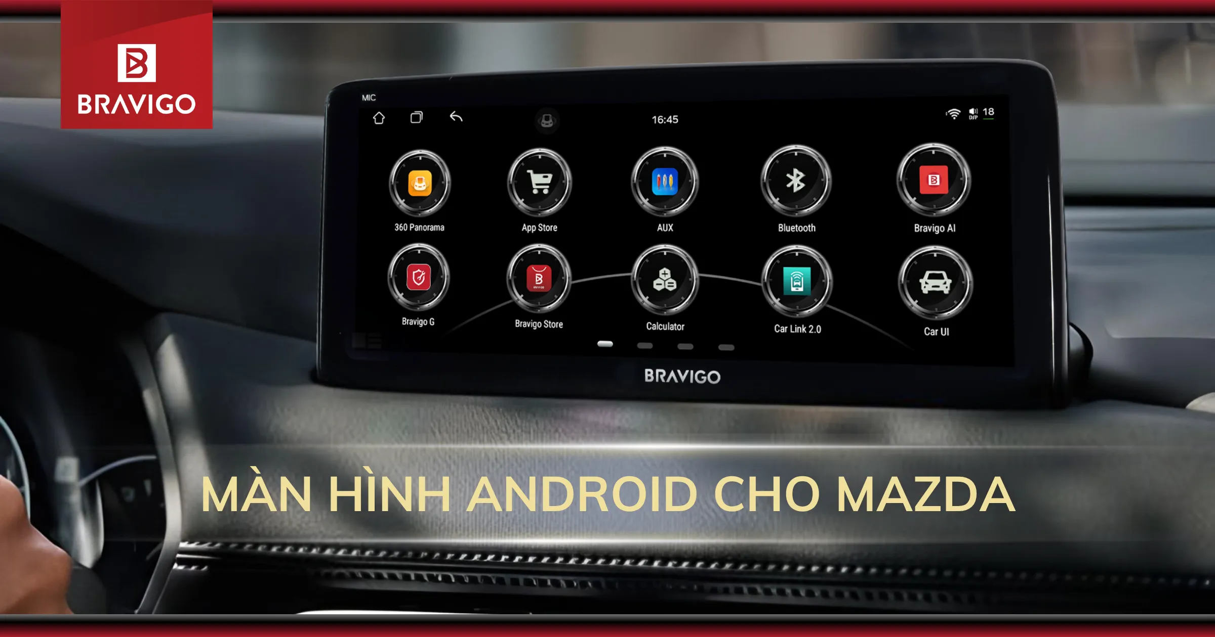 Màn hình Android cho Mazda