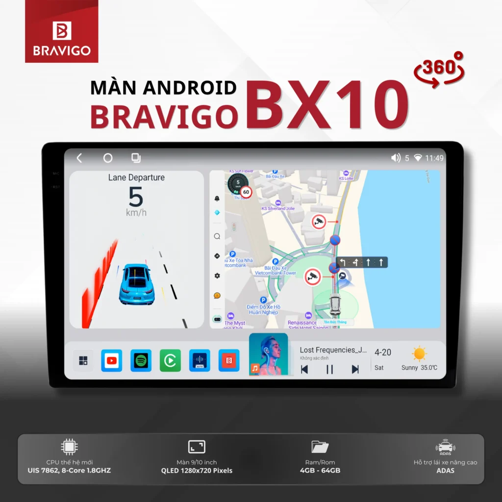Bravigo BX10 18 Tổng quan màn Android Bravigo BX10