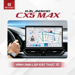 hinh anh lap dat thuc te man hinh android cx5 max