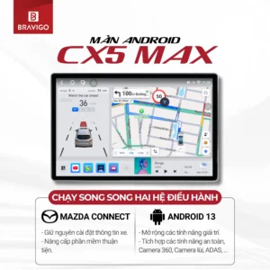 man hinh android bravigo cx5 max chay song song hai he dieu hanh